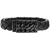 Police Juodas leather bracelet for men PJ25729BLB01