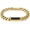 Tommy Hilfiger Nadčasový pozlacený náramek s onyxem 2790539