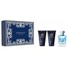 Versace Pour Homme rinkinys vyrams (EDT, 50 ml + balzamas po skutimosi, 50 ml + kūno ir plaukų šampūnas, 50 ml)