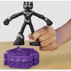 Hasbro Play-doh Marvel Juodas Panther rinkinys su figūrėle, 2 spalvos