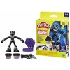 Hasbro Play-doh Marvel Juodas Panther rinkinys su figūrėle, 2 spalvos