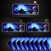 Led rgb backlit gaming Pelės kilimėlis