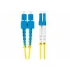 LANBERG šviesolaidinis laidas SM SC/UPC-LC/UPC dvipusis 5m LSZH g657a1 3.0mm geltonas