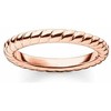 Biżuteria THOMAS SABO TR19784151256. Pierścionek, Kolor rožinė auksinė. Kobieta.
