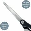 Žirklės 20,5cm universalios LEITZ Titanium, juodos spalvos