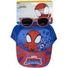 Kepurės ir akinių nuo saulės komplektas Spidey Raudona 2 Dalys