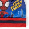 Kepurė Žmogus-voras ir „Spidey Time“ vaikiškų kepurių ir pirštinių rinkinys