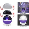 2in1 rotating starry night light