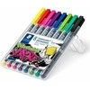 Staedtler Foliopis Lumocolor ART F atsparus vandeniui 8 spalvų