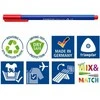 STAEDTLER Fasermaler triplus color rPP 10St