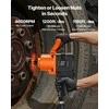 1 colio orinis smūginis veržliaraktis, dvigubo plaktuko pneumatinis pistoletas, 1626 Nm didelis sukimo momentas, sunkus veržliaraktis automobilių remontui, 25.4 mm antgalis