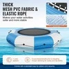 10 pėdų pripučiamas vandens batutas baseinui, ežerui, nešiojama plaukimo platforma, plūduriuojanti šokdynė, vandens žaidimų aikštelė, pripučiamas plaustas