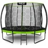 12 pėdų trampolinas 374 cm su vidiniu tinklu, lauko apvalus trampolinas, sodo trampolinas vaikams, trampolinas su apsauginiu tinklu, didelis trampolinas
