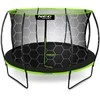 12 pėdų trampolinas 374 cm su vidiniu tinklu, lauko apvalus trampolinas, sodo trampolinas vaikams, trampolinas su apsauginiu tinklu, didelis trampolinas