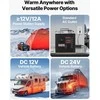 12V/24V 8KW Dyzelinis Šildytuvas, Nešiojamas Oro Šildytuvas su Bluetooth, Nuotolinio Valdymo Pultu, skirtas RV, Furgonui, Sunkvežimiui, Kemperiui, Garažui ir Dirbtuvėms