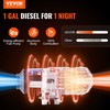 12V dyzelinis oro šildytuvas, 5 kW, LCD ekranas, nuotolinio valdymo pultas