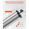 12V linijinė pavara, 101.6 mm eiga, atspari vandeniui saulės sekimo sistemoms ir pramoninei technikai, didelės galios IP65 pavara, linijinio judėjimo mechanizmas, elektrinis stūmoklis