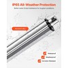 12V linijinis pavaros mechanizmas saulės sekimo sistemoms, pramoninėms mašinoms, durų atidarytuvui, IP65 atsparumas vandeniui, 203.2mm eiga, 3000N jėga, elektrinė pavara, stūmoklinė pavara, automatinis kėliklis
