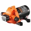 12V membraninis siurblys su automatiniu slėgio jungikliu reguliuojamu 2.7-6.9 bar, 6.81 L/min srautas, kemperiams jachtoms maisto vagonėliams, 12 voltų DC vandens siurblys, 3 kamerų vandens siurblys