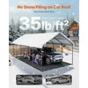 13x8 m Tvirtas Metalinis Garažas, Automobilių/Valčių Pastogė, Q195 Plieno Rėmas, Apsauga nuo Oro Sąlygų, Transporto Priemonės Sandėliavimo Sprendimas, Metalo Stoginė, Lauko Garažas