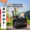 1500 W galios keitiklis, modifikuota sinusinė banga, nuo 12 V DC iki 230 V AC