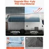 18' RV pakaitinis tentas, rankinis priekabos tentas, skirtas DC12V RV, gradientinis mėlynas tentas