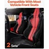 2 lenktynių sėdynės su PVC oda, reguliuojami bėgeliai, ergonomiškos, universalios, sportinės automobilių sėdynės, vairuotojo sėdynės