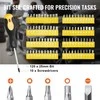 221 dalių mechaniko įrankių rinkinys, skirtas automobilių remontui, 1/4 ir 3/8 pavaros lizdai, SAE ir metriniai lizdų rinkiniai