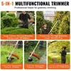 26cc 5-in-1 Daugiafunkcinis genėjimo įrankis, Benzininės gyvatvorių žirklės, Žoliapjovė, Universalus sodo įrankis, Grandininis pjūklas, Genėtuvas