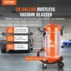 28 Galonų Vakuuminis Smėliasrovė, Be Dulkių Abrazyvinio Srove Apdirbimo Sistema, Nešiojama Smėliavimo Įranga Automobilių Restauravimui, Pramoniniam Valymui, Metalo Paviršiaus Paruoš
