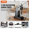 3 t Stūmoklinis Presas, Rankinis Stalo Presas Štampavimui, Lenkimui, 310 mm Darbinis Eiga, Ketaus, Su Rankena, Darbastalio Presas, Mažas Presas
