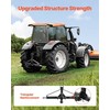 3 taškų priekabos prikabinimo įtaisas su 50 mm imtuvu, 3pt greito prikabinimo priedas, sunkiasvoris traktoriaus vilkimo adapteris, vilkimui, sniego valymui ir kultivavimui, žemės ūkio technikai