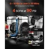 30L oro kompresorius, bealyvis vertikalus kompresorius automobilių remontui ir dažymui, 1.5KW variklis, 10 Bar maksimalus slėgis, suspausto oro talpa, pneumatinis siurblys