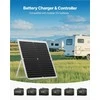 30W 12V saulės baterijos įkroviklis automobiliui, valčiai, kemperiui, motociklui, išmanus MPPT valdiklis, vandeniui atsparus saulės energijos palaikytojas, akumuliatoriaus priežiūra