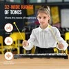 32 tonų metalofonas, ksilofonas su plaktukėliais, perkusinis instrumentas, nešiojamas, muzikos instrumentų rinkinys, vaikiškas