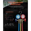 3.5 CFM ŠVOK vakuuminis siurblys su kolektoriumi, vienpakopis, R134a, R22, R12, R502, šaldymo siurblys, vakuumavimo komplektas