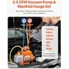 3.5 CFM Vakuuminis Siurblys, HVAC Rotacinis, su Manometru, R134a, R22, R12, R410A, Šaldymo, Kondicionavimo