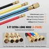 4 krypčių AC kolektoriaus matuoklių rinkinys, R134A, R22, R12, R410A, ŠVOK, Automobilių, Diagnostika, Priežiūra, Remontas