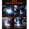 4in1 TIG Suvirinimo Aparatas, MMA/Lift STICK IGBT Inverteris, Nešiojamas, Plieno/Vario Suvirinimui, Daugiafunkcis, MIG/MAG