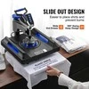 5-in-1 Šilumos presas, Puodelių presas, Marškinėlių presas