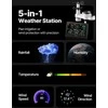VEVOR 5-in-1 Wi-Fi orų stotis su saule