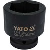 50 mm smūginis lizdas 1" pavara, šešiakampis, trumpas lizdas