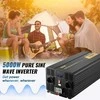 5000W grynos sinusinės bangos galios keitiklis, 12V į 230V keitiklis, jautriai elektronikai, RV, valčiai, saulės sistemai