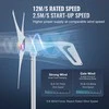 500W vėjo turbina, 12V, 3 mentės, MPPT, namams, sodybai, kemperiui, valčiai, autonominei sistemai - vėjo jėgainė, generatorius