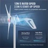 500W vėjo turbinos generatorius namams, ūkiui, kemperiams, valtims, 3 menčių vėjo jėgainė su anemometru ir MPPT valdikliu, 12V vėjo turbinos rinkinys, reguliuojama kryptis, atsinaujinanti energija