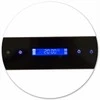60 cm juodas virtuvės gartraukis, kamininis, didelio efektyvumo, LED apšvietimas, modernus dizainas