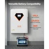 6000W Hibridinis Saulės Inverteris, 220/230V, 120A MPPT, Ličio/Švino Akumuliatoriams, WiFi, Gryna Sinusoidė, Keitiklis, Įtampos Keitiklis, Saulės Įkro