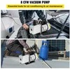 8 CFM vakuuminis siurblys, dviejų pakopų rotacinė mentė, 1 AG oro kondicionavimo siurblys