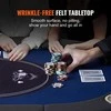 8 žaidėjų sulankstomas pokerio stalas, Blackjack Texas Holdem pokerio stalas kazino laisvalaikiui, paminkštinti turėklai, nešiojamas sulankstomas kortų stalas