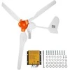 800W vėjo turbina, 12V, 3 mentės, MPPT, namams, sodybai, kemperiui, valčiai, autonominei energijai, vėjo jėgainė, vėjo generatorius